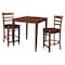 International Concepts 36 in. x 36 in. Counter Height Table with 2 Emily Counter Height Stools - 3 Piece Set K581-3636-S6172-2 - alternate 4